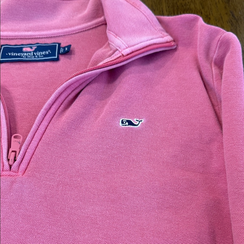 Vineyard Vines Pink Quarter-Zip Jacket - Picture 3 of 3